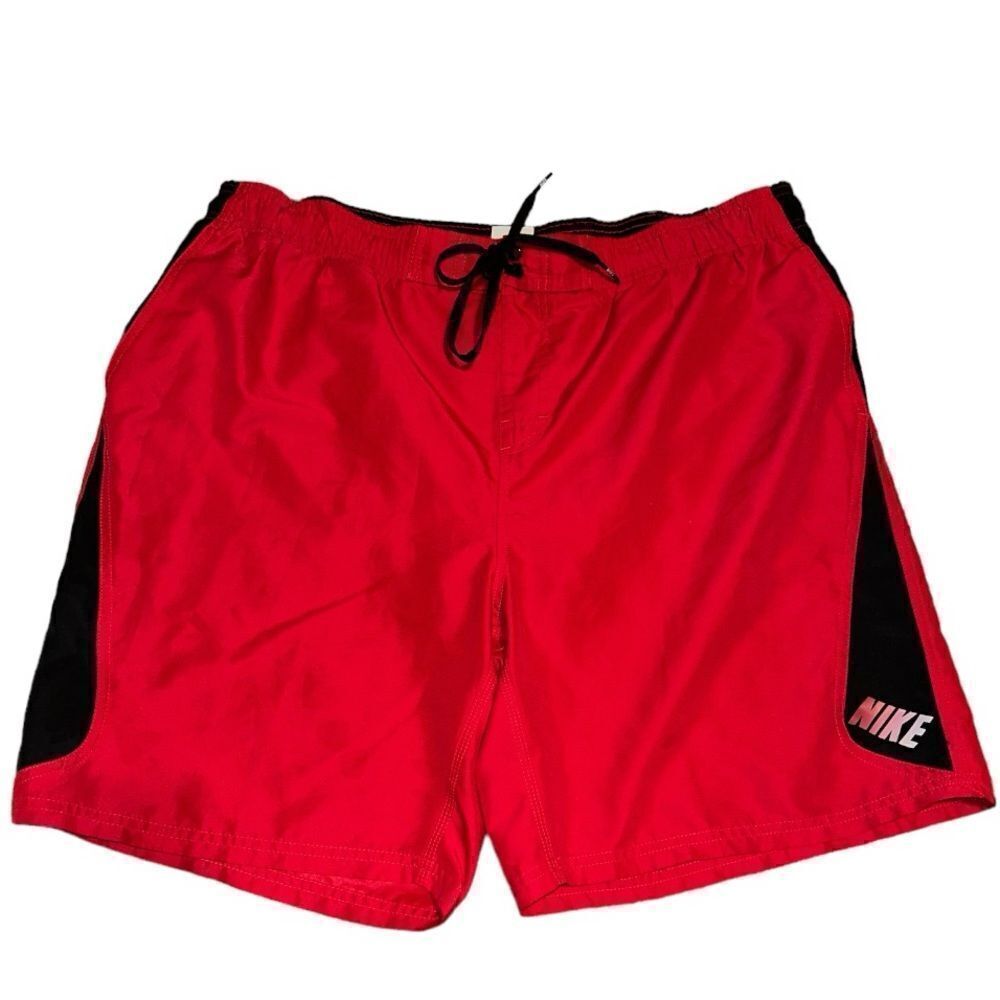 Nike Swim Trunk Shorts Mesh Lined Elastic Drawstring Men's XL